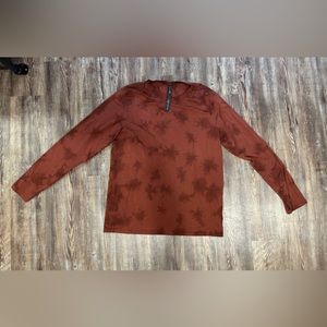 Men’s Lululemon Long Sleeve Top large Tie Dye